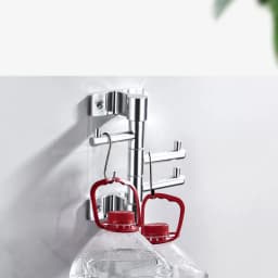 1PC Aluminum Alloy Bathroom Towel Hanger Wall Mounted Bathroom Shelf Rotating Towel Rack Storage Shelf Bathroom Accessories