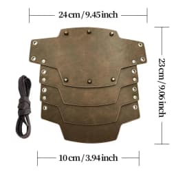 Medieval Bracers Medieval Arm Guard Bracers Cosplay Arm Bracers PU Leather Costume Bracer Viking Bracers For Historical