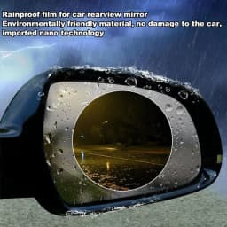 Rainproof Film For Car Rear View Mirrors 2pcs Waterproof Mirrors Film For Side Mirrors Rearview Mirrors Anti Glare Film Car