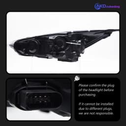 AKD Head Lamp for Ford Focus LED Headlight 2015-2018 Headlights Focus DRL Turn Signal High Beam Angel Eye Projector Lens