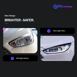AKD Head Lamp for Ford Focus LED Headlight 2015-2018 Headlights Focus DRL Turn Signal High Beam Angel Eye Projector Lens