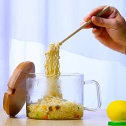 High Quality Thicken Glass Instant Noodles Bowl With Lid Large Capacity Tea Soup Salad Container Home Kitchen Supplies 2024 New