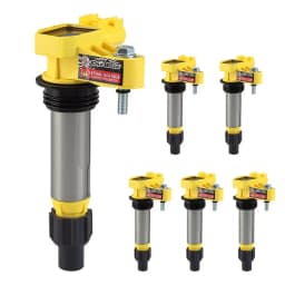 Carbole 6 Pack D515C Ignition Coil & Spark Plug For Chevrolet GMC Cadillac 41-109 UF569