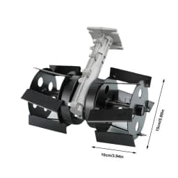 Universal Precision Alloy Lawnmower Mower Accessory Straight Oblique Blade Loosening Trenching Weeding Deep Plowing Wheel