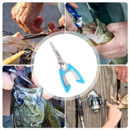 Fishing Split Ring Pliers Hook Remover Multifunctional Stainless Steel Upgraded Fishing Multitool For Men Fishing Lover