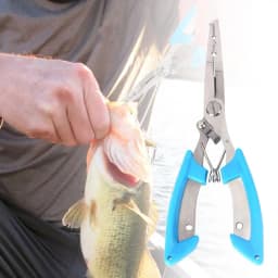 Fishing Split Ring Pliers Hook Remover Multifunctional Stainless Steel Upgraded Fishing Multitool For Men Fishing Lover