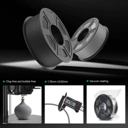 SUNLU 1Roll PLA Matte Filament 1.75mm 1kg Spool (2.2lbs) Smooth Matte Finish Neatly Wound Filament Fit Most FDM Printer
