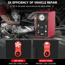2026 ANCEL S300 Car Smoke Leak Test Turbo 12V with Air Pump EVAP Leakage Locator Oil Smoke Pipe Generator for Car Motorcycle