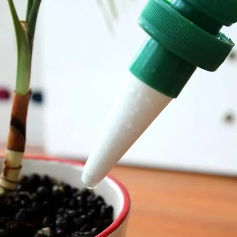 Deep Drip Watering Stakes 2pcs Flower Garden Dripping Device Potted Flower And Vegetable Dripping Stakes For Lazy Gardener
