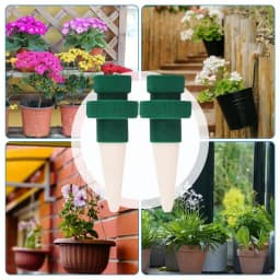 Deep Drip Watering Stakes 2pcs Flower Garden Dripping Device Potted Flower And Vegetable Dripping Stakes For Lazy Gardener