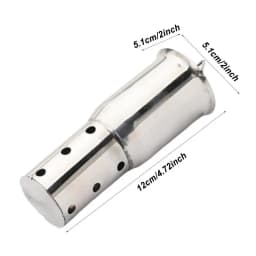 Baffle Noise Sound Eliminator Exhaust Muffler Silencer Exhaust Pipe Silencer Insert Muffler Engines Performance Parts Removable