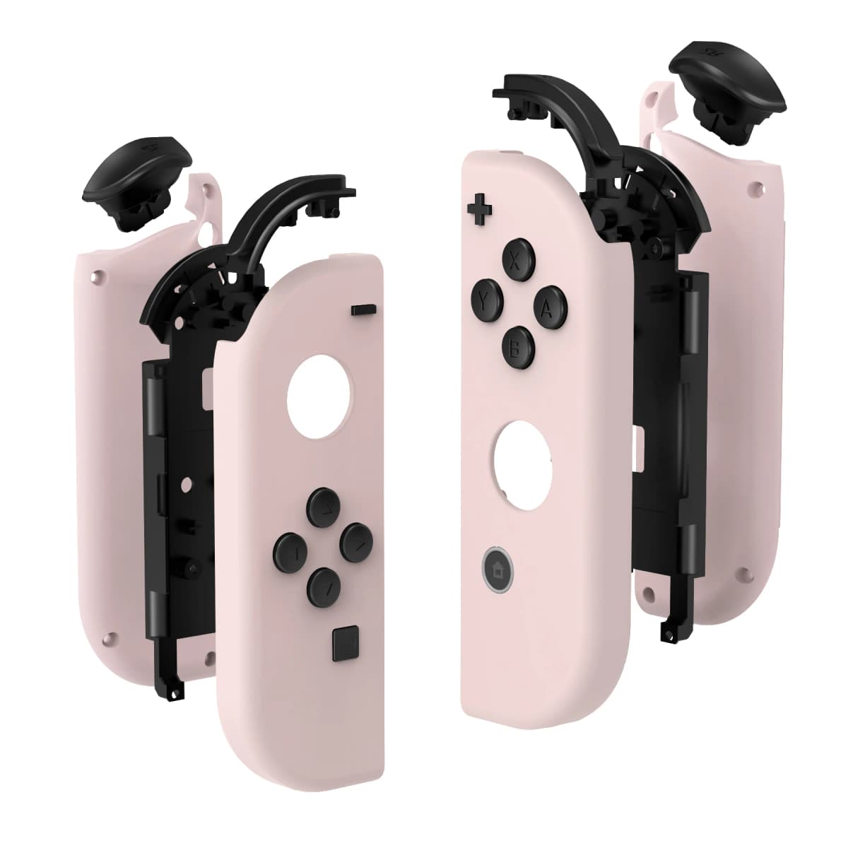 eXtremeRate DIY Replacement Shell Case for NS Switch & OLED JoyCon - Sakura Pink