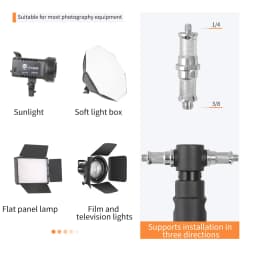 100/135/170CM Wall Mount Boom Arm Heavy Wall Mount Bracket Stand Boom Arm Projector Photography Studio Softbox Video Ring Lights