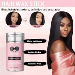 Goiple Hair Wax Stick for Slick Flyaways Control Frizz Lace Front Adhesive Glue for Wigs Bond with Tools