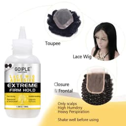 Goiple Hair Wax Stick for Slick Flyaways Control Frizz Lace Front Adhesive Glue for Wigs Bond with Tools