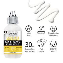 Goiple Hair Wax Stick for Slick Flyaways Control Frizz Lace Front Adhesive Glue for Wigs Bond with Tools