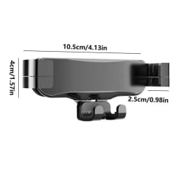 Car Vent Phone Holder Automobile Vent Cell Phone Mount Secure Air Vent Phone Car Mount Adjustable Air Vent Clip Cell Phone