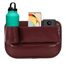 Seat Crevice Organizer Storage Box Crevice Filler Seat Crevice Car Console Organizer Leather Storage Organizer Cup Holder Car