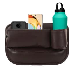 Seat Crevice Organizer Storage Box Crevice Filler Seat Crevice Car Console Organizer Leather Storage Organizer Cup Holder Car