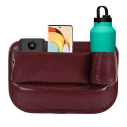 Seat Crevice Organizer Storage Box Crevice Filler Seat Crevice Car Console Organizer Leather Storage Organizer Cup Holder Car