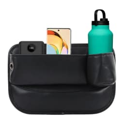 Seat Crevice Organizer Storage Box Crevice Filler Seat Crevice Car Console Organizer Leather Storage Organizer Cup Holder Car