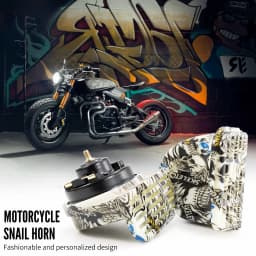 FARBIN Train Horns for Trucks Motorcycle 12V 150DB Train Sound Car Horn Kit Super Loud Snail Horn for Motorbike