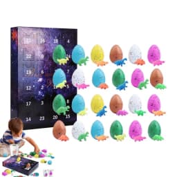 Halloween Advent Calendar | Toy Dinosaur Eggs Advent Calendar | 24 Days Halloween Countdown Calendars for Halloween Christmas