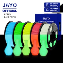 JAYO PETG/PLA 3D Filament 1.75mm 5.5KG Glow in the Dark PLA 3D Printer Filament Neatly Wound Luminous PETG 3D Printing MaterialS