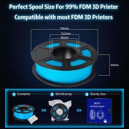 JAYO PETG/PLA 3D Filament 1.75mm 5.5KG Glow in the Dark PLA 3D Printer Filament Neatly Wound Luminous PETG 3D Printing MaterialS