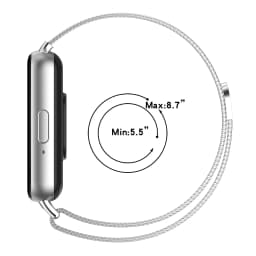 Milanese Loop Strap for Samsung Galaxy Fit 3 Band Stainless Steel beltBracelet Correa Magnetic Galaxy Fit3 Strap Accessories