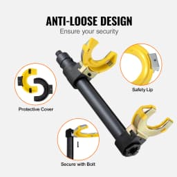 SucceBuy Strut Spring Compressor Macpherson Strut Spring Compressor Kit Interchangeable Fork Strut Coil Extractor Remover Tool