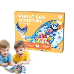 Jigsaw Puzzle For Kids Animal Shape Colorful Paper Jigsaw Puzzles Decorative Entertainment Educational Puzzle Toys Early