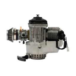 49CC 2 Stroke Engine Motor Air Cooling Pull Start with Carburetor Air Filter Gear Box for Mini Pocket Quad Dirt Bike ATV Scooter