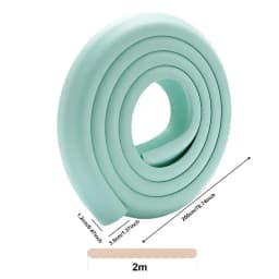 Edge Corner Protectors 6.5 Ft Length Furniture Corner Guards Desk Edge Cushion Soft Bumper Strip For Table Fireplace Countertop