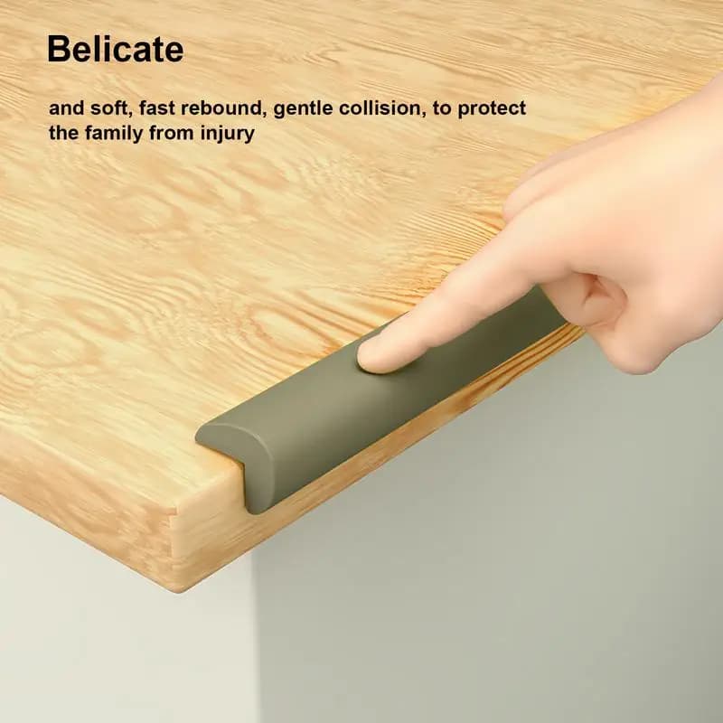 Edge Corner Protectors 6.5 Ft Length Furniture Corner Guards Desk Edge Cushion Soft Bumper Strip For Table Fireplace Countertop
