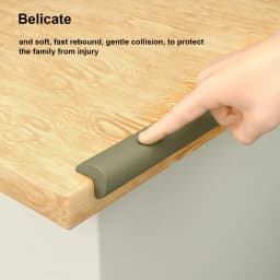 Edge Corner Protectors 6.5 Ft Length Furniture Corner Guards Desk Edge Cushion Soft Bumper Strip For Table Fireplace Countertop