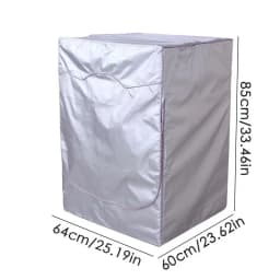 Protective Cover For Washing Machines Practical Sun Protection Cover Washing Machine Dust Protection Dustproof Portable Washing