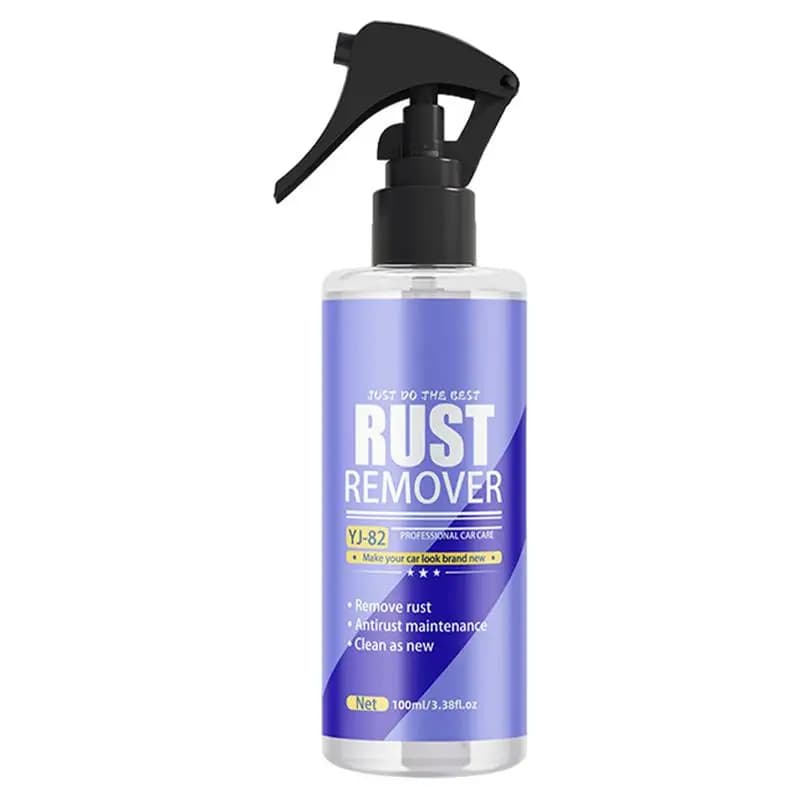 Tire Rust Remover Spray 100ml Car Tire Iron Powder Remover Spray Metal Rust Out Instant Remover Spray Automobile Tyre Cleaner