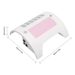 5 In 1 Nail Dust Collector with Nail Drill Hand Rest and LED Desk Lamp for Nail Salon and Home Use