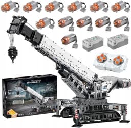 Mould KING 17002 Technical Car Toys The muc-10123 RC Motorized Crane Liebher LTR 11200 Truck Model Building Blocks Kids kicks