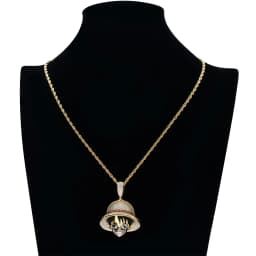JINAO European and American Style High Quality Ice Cravejado AAA+ Cubic Zircon Necklace&Pendant Jewelry For Gift