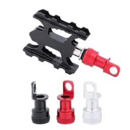 Bicycle Quick Release Pedal Base Buckle For Brompton Folding Bike Aluminum Alloy Pedal Mounting Fixing Adapter Bike Accessories