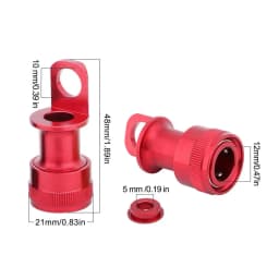 Bicycle Quick Release Pedal Base Buckle For Brompton Folding Bike Aluminum Alloy Pedal Mounting Fixing Adapter Bike Accessories