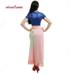 HAIKYUU Women's Cosplay Costume Top and Floral Pattern Wrap Skirt Cosplay Costume Outfit +Tassel Outfits