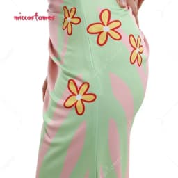 HAIKYUU Women's Cosplay Costume Top and Floral Pattern Wrap Skirt Cosplay Costume Outfit +Tassel Outfits