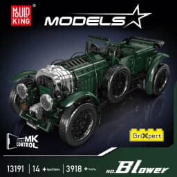 Mould King 13191 Technical Car Building Block The Remote Control Blower Vintage Car Set Assembly Brick Toys Kids Christmas Gift