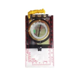 Portable Magnifying Compass Navigation Map Reading Compass with lanyard mirror and ruler for Camping Hiking and Traveling