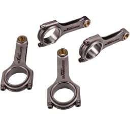 Connecting Rod Rods for Audi VW Golf Gti 1.8T 225 2.0 16V 20V Pleuel Bielle ARP2000 Floating 4340 Forged Floating Bellie Pleuel