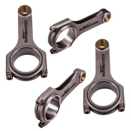 Connecting Rod Rods for Audi VW Golf Gti 1.8T 225 2.0 16V 20V Pleuel Bielle ARP2000 Floating 4340 Forged Floating Bellie Pleuel