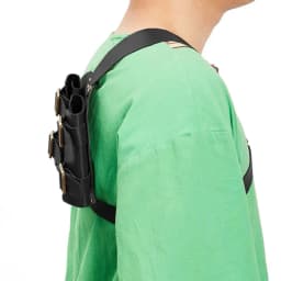 Medieval Retro Sword Shoulder Back Sheath Frog Holder for Adult Men Warrior Costume Rapier Leather Buckle Holster
